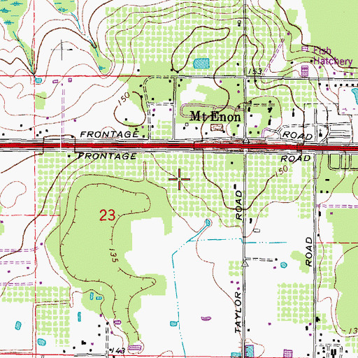 Topographic Map of Seminole Sand, FL
