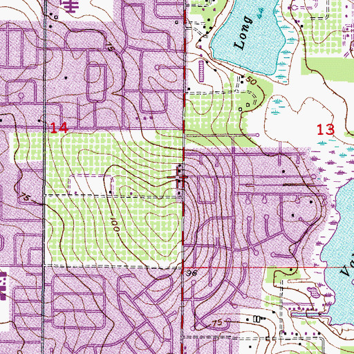 Topographic Map of Sisson Heights, FL