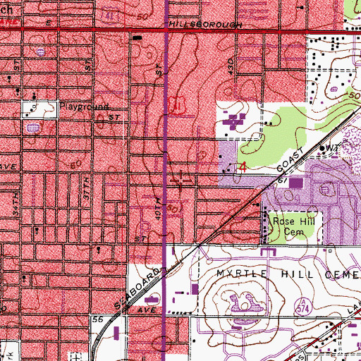 Topographic Map of Sito, FL