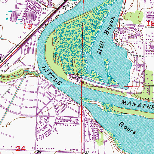 Topographic Map of Solitude, FL