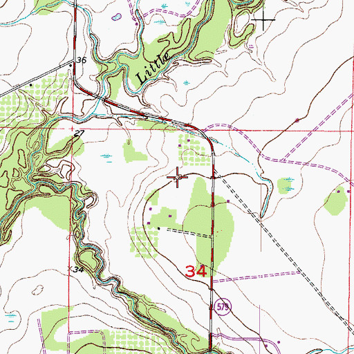 Topographic Map of Southwind, FL