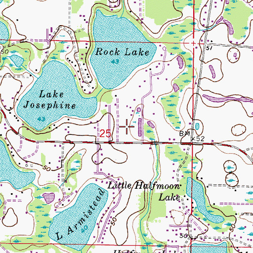 Topographic Map of Stasia, FL