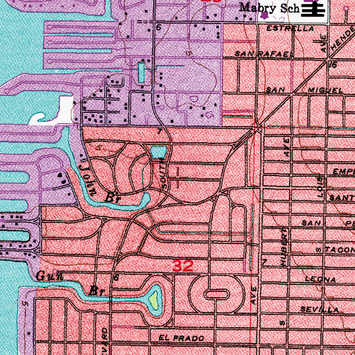 Topographic Map of Stephanie Way, FL