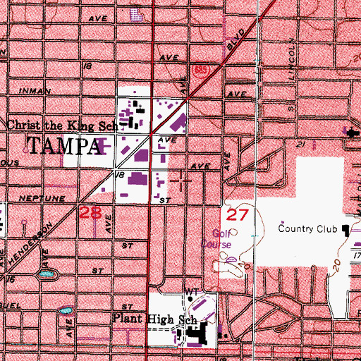 Topographic Map of Sterling, FL