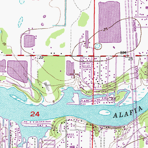 Topographic Map of Still Waters Landing, FL