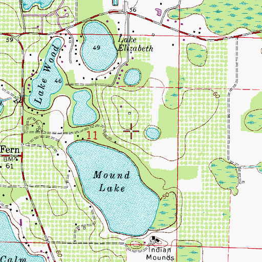 Topographic Map of Stillwater, FL