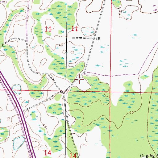 Topographic Map of Stone Ridge at Highwoods Preserve, FL