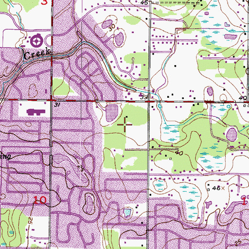 Topographic Map of Stonewood, FL