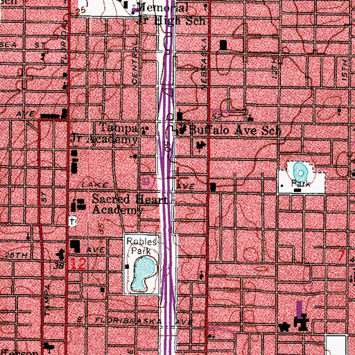 Topographic Map of Stratford Place, FL