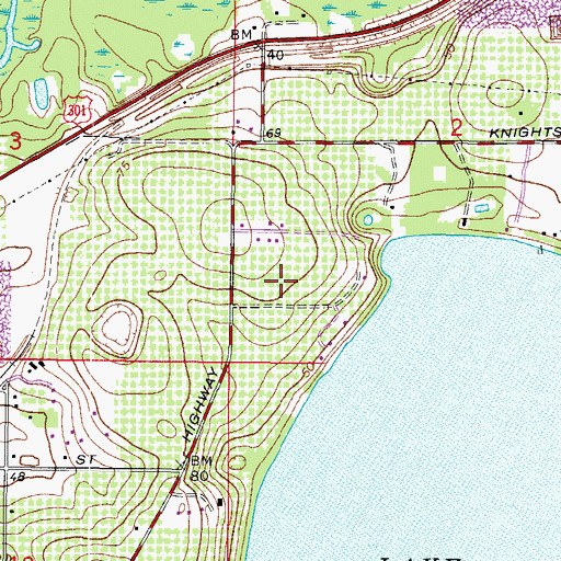 Topographic Map of Sudsanguan, FL