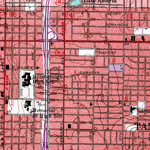 Topographic Map of Sultenfuss, FL