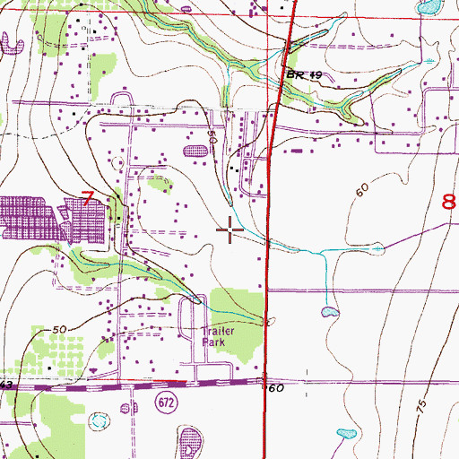 Topographic Map of Summerview Oaks, FL
