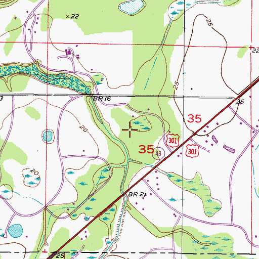 Topographic Map of Sundance Trails Phase 1, FL