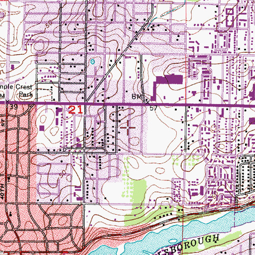 Topographic Map of Susan Marie Terrace, FL