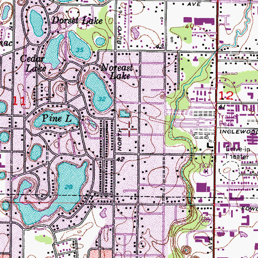 Topographic Map of Sylvia, FL