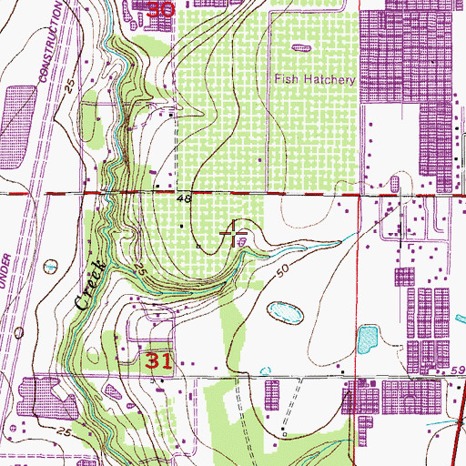 Topographic Map of Symmes Grove, FL