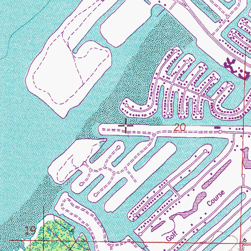 Topographic Map of Symphony Isles, FL