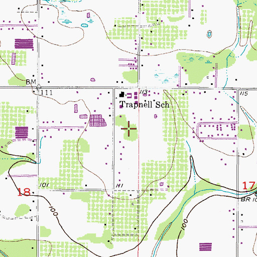 Topographic Map of Sytsma Estates, FL