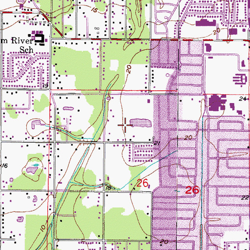 Topographic Map of Terra del Toro, FL