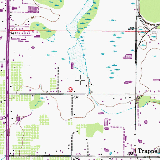 Topographic Map of Thomas Hills, FL