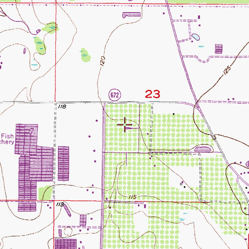 Topographic Map of Torrens, FL