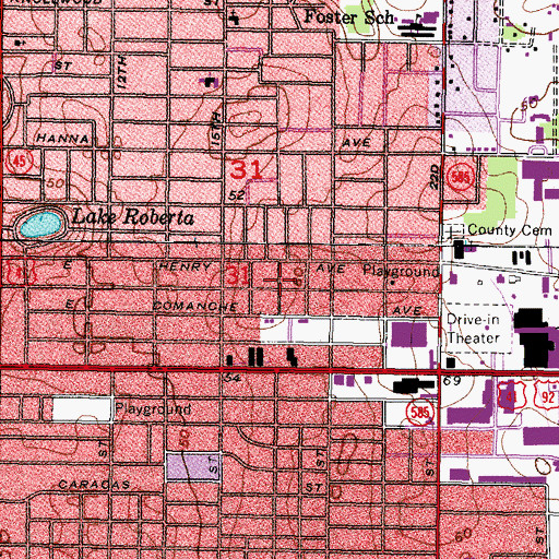 Topographic Map of Tripoli Place, FL