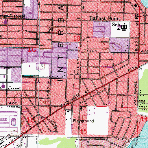 Topographic Map of Turleys, FL