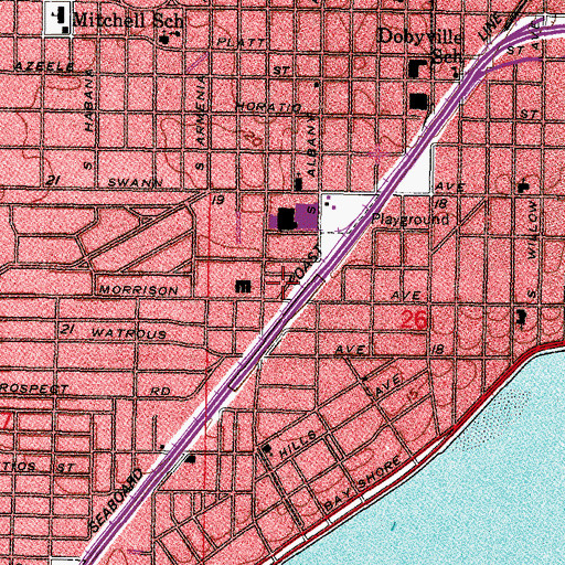 Topographic Map of Uleta, FL