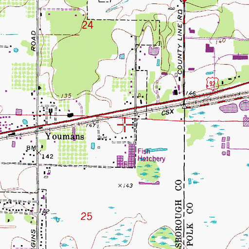 Topographic Map of Vilma Acres, FL