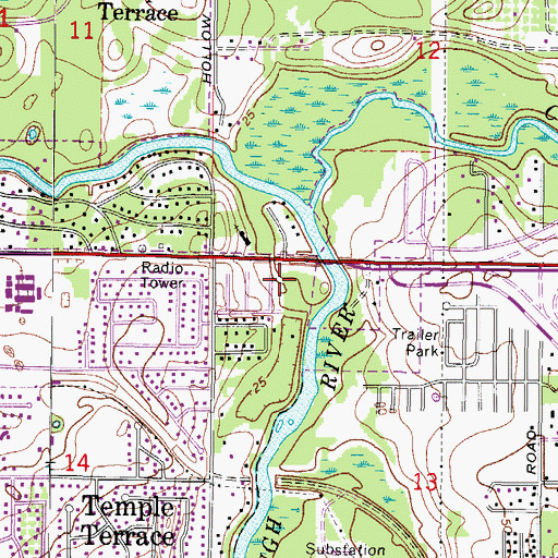 Topographic Map of Vista del Rio, FL