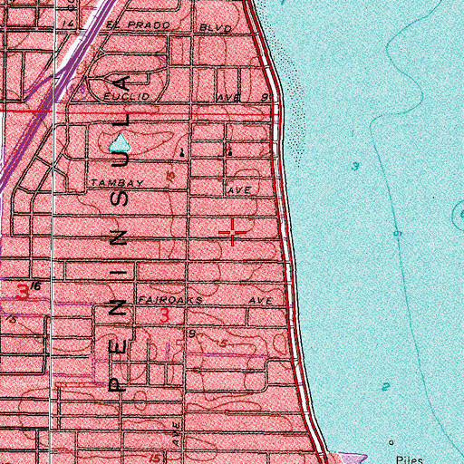 Topographic Map of Wallcraft, FL