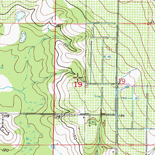 Topographic Map of Academy at the Farm, FL