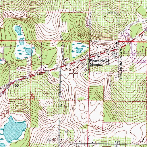 Topographic Map of James Irvin Education Center, FL
