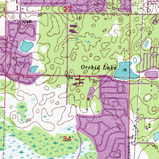 Topographic Map of Marchman Adult Education Center, FL