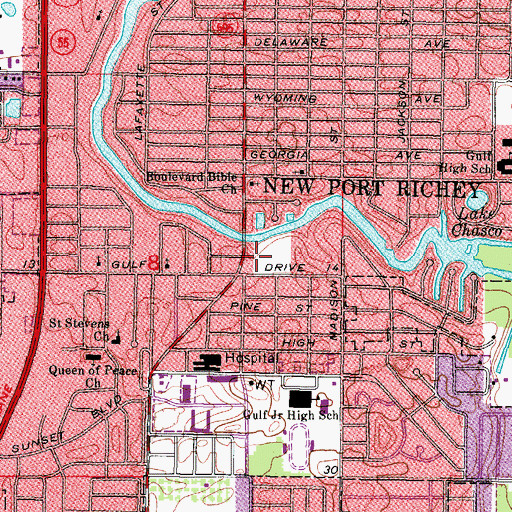 Topographic Map of Harry Schwettman Education Center, FL