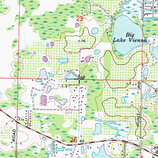 Topographic Map of Wilson Academy, FL