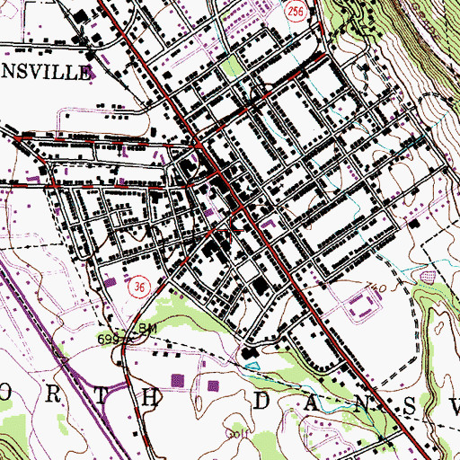 Topographic Map of Saint Paul's United Lutheran Church, NY