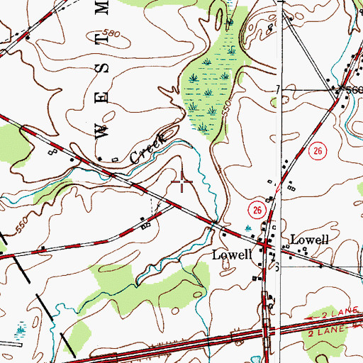 Topographic Map of Boyd Manor, NY