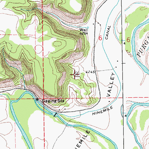 Topographic Map of San Jose Cemetery, CO