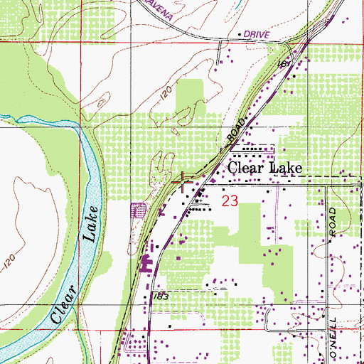 Topographic Map of Migrant Primary School, OR
