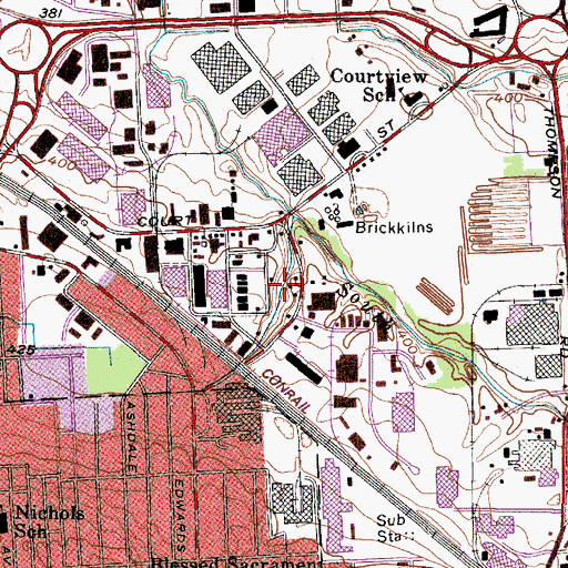 Topographic Map of Foland Trailer Park, NY