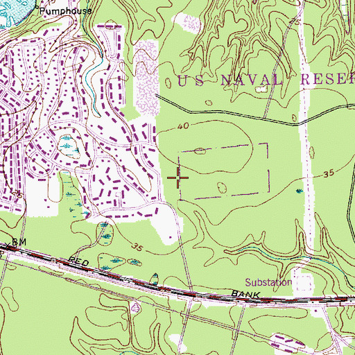 Topographic Map of Marrington Elementary School, SC