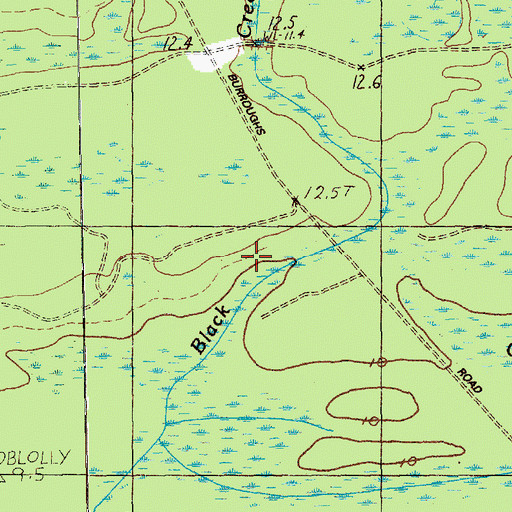 Topographic Map of The Academy for the Arts Science and Technology, SC