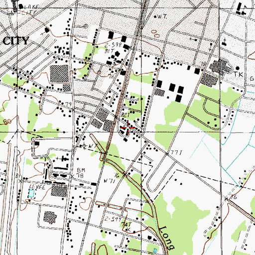 Topographic Map of Lifelong Learning Center, SC