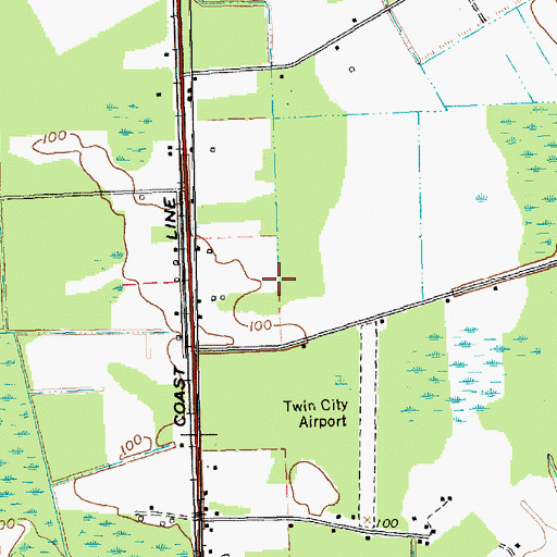 Topographic Map of Grace Christian School, SC