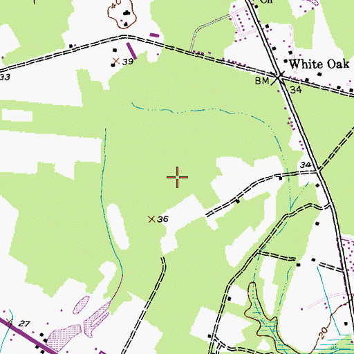 Topographic Map of Conway Christian School, SC