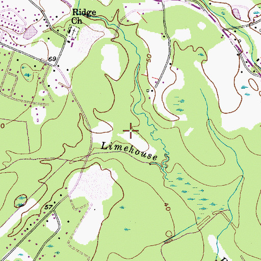 Topographic Map of Sangaree Intermediate School, SC