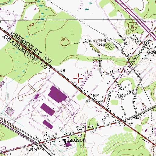 Topographic Map of Grace Christian Academy, SC
