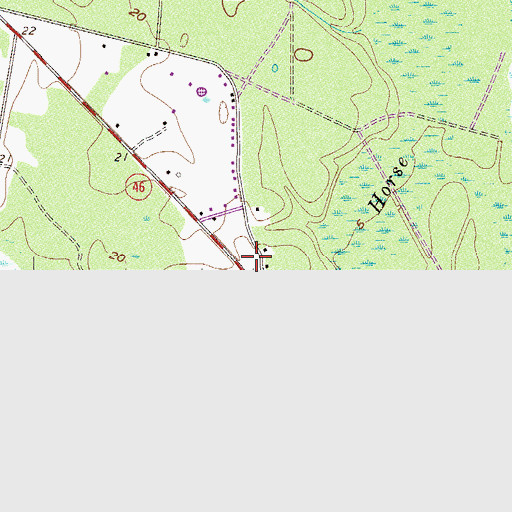 Topographic Map of Abundant Life Academy, SC