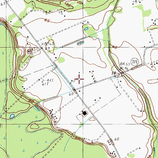 Topographic Map of The Living Word Christian School, SC